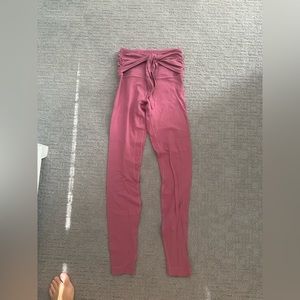 LuluLemon align leggings with tie